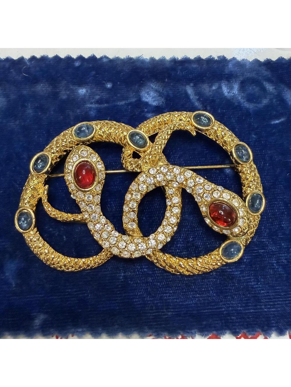Kenneth Lane for Avon Medusa brooch vintage